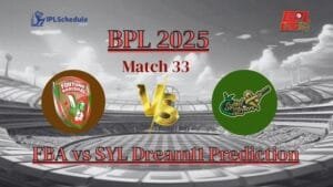 BPL 2025 FBA Vs SYL Dream11 Prediction Dream11 Team Today Fantasy