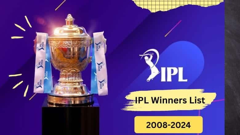 IPL Winners List