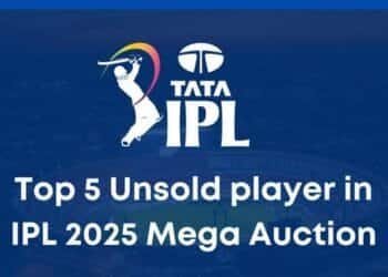 Top 5 Unsold player in IPL 2025 Mega Auction