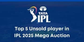 Top 5 Unsold player in IPL 2025 Mega Auction