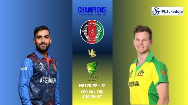 AFG vs AUS Champions Trophy 2025