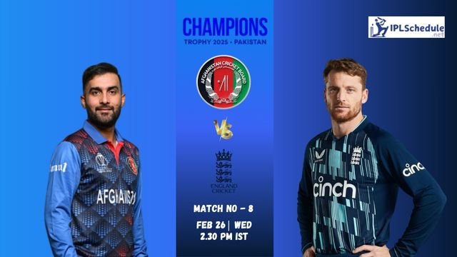 AFG vs ENG Champions Trophy 2025