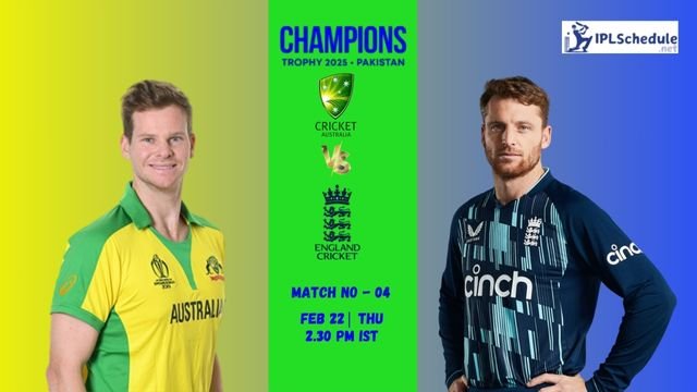 AUS vs ENG Champions Trophy 2025