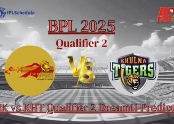 CHK vs KHT Qualifier 2 Dream11 Prediction