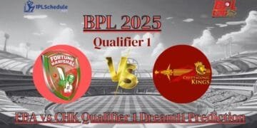 FBA vs CHK Qualifier 1 Dream11 Prediction