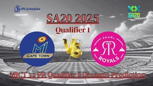 MICT vs PR Qualifier 1 Dream11 Prediction