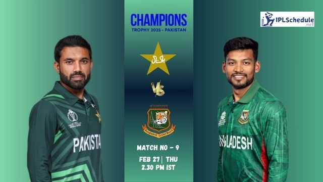 PAK vs BAN Champions Trophy 2025