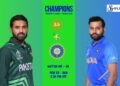 PAK vs IND Champions Trophy 2025