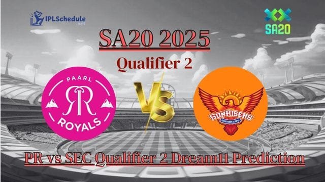 PR vs SEC Qualifier 2 Dream11 Prediction