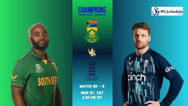 SA vs ENG Champions Trophy 2025