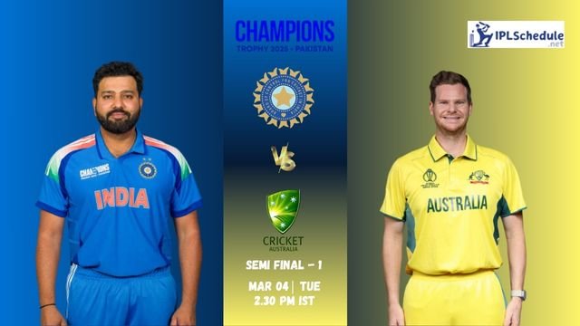 IND vs AUS Semi Final-1 Champions Trophy 2025