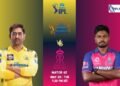 CSK vs RR IPL 2025