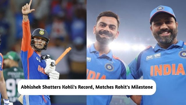Abhishek Sharma Shatters Kohli's Record, Matches Rohit's Milestone