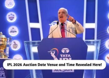 IPL 2026 Auction date and time table