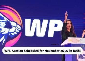 WPL Auction Scheduled for November 26-27