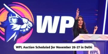 WPL Auction Scheduled for November 26-27