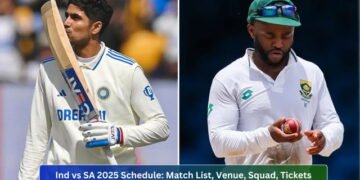 Ind vs SA 2025 Schedule