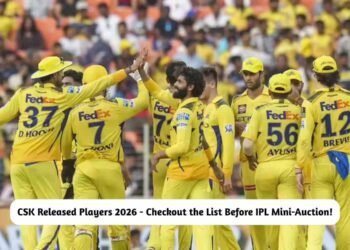 CSK Released Players 2026