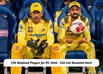 CSK Retained Players