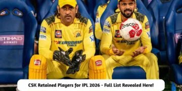 CSK Retained Players