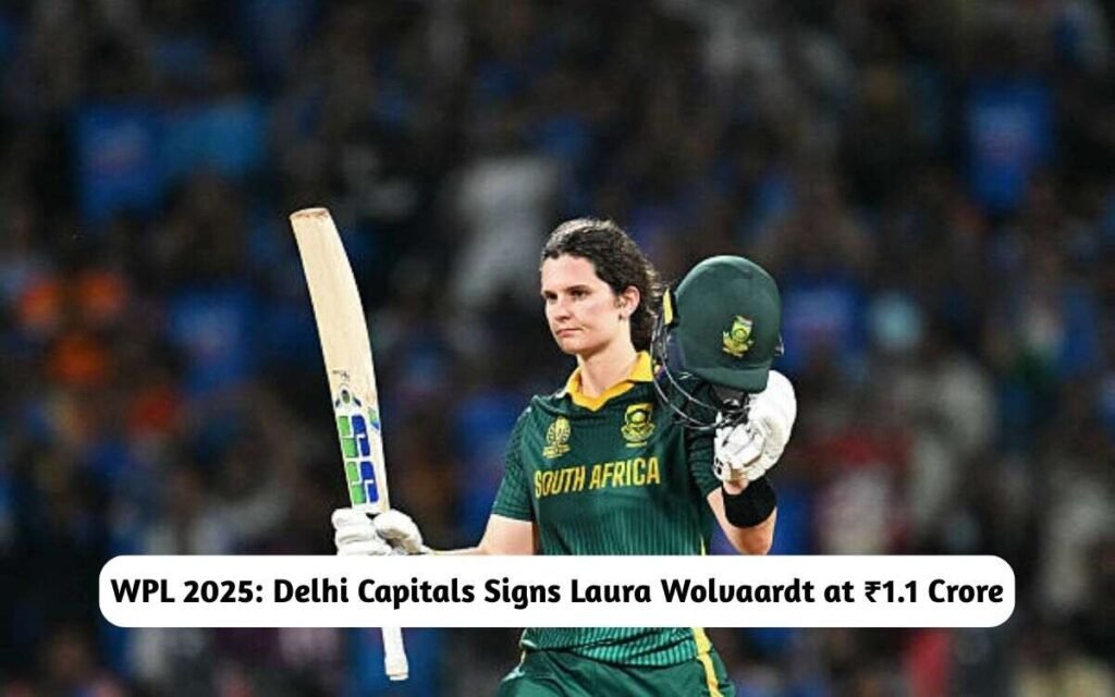 Delhi Capitals Signs Laura Wolvaardt