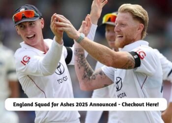England Squad for Ashes 2025