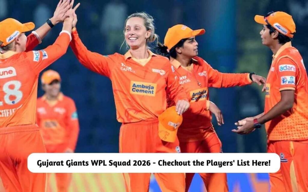 Gujarat Giants WPL Squad 2026