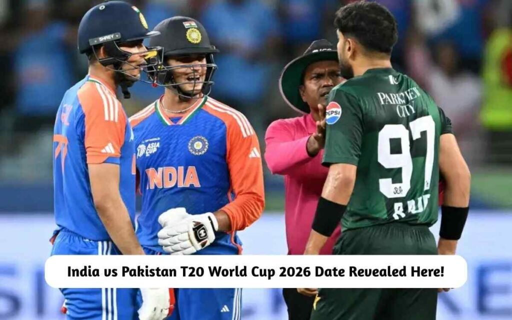 Ind vs Pak T20 World Cup 2026