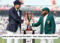 India vs South Africa 2nd Test Match