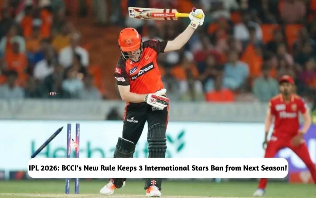 IPL 2026: BCCI's New Rule Banned Players