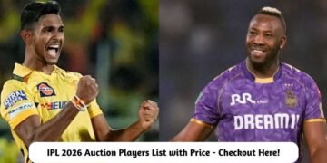 IPL 2026 Auction Players List with Price