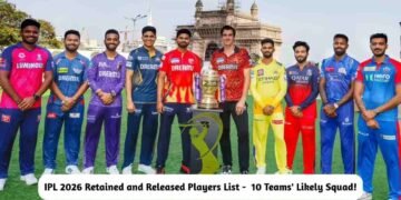 IPL 2026 Retained and Released Players List