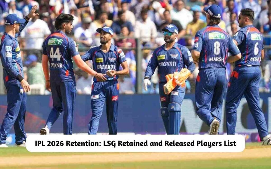 LSG Retained and Released Players