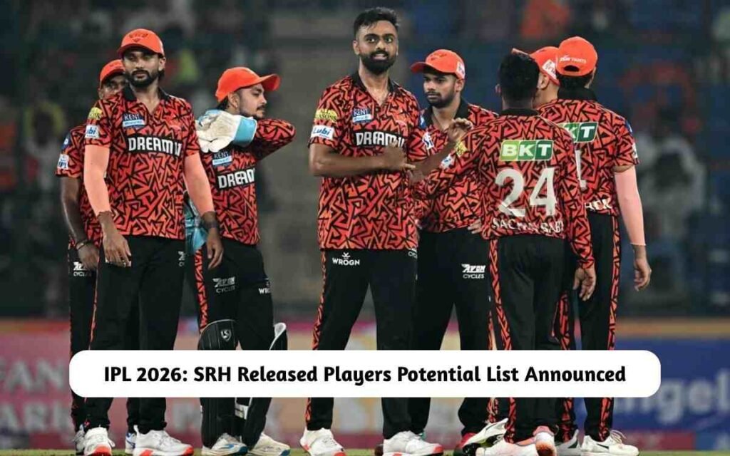 IPL 2026 - SRH Released Players
