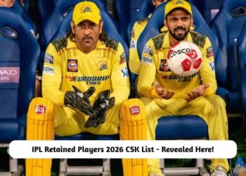 IPL Retained Players 2026 CSK List
