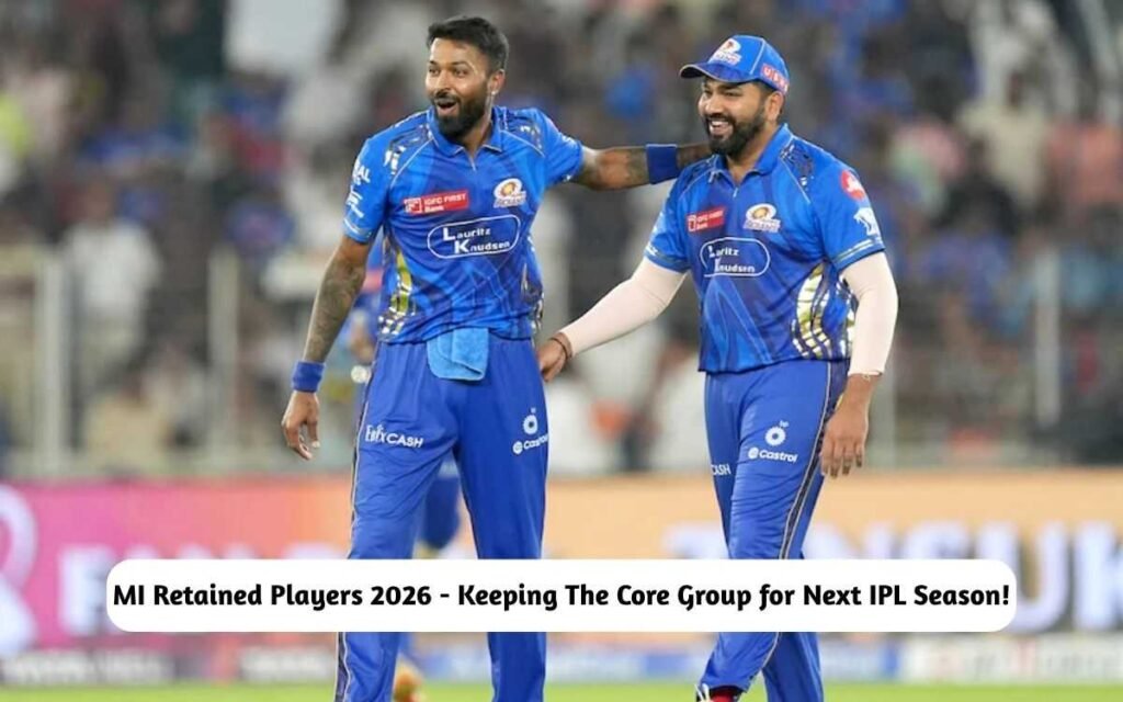 MI Retained Players 2026