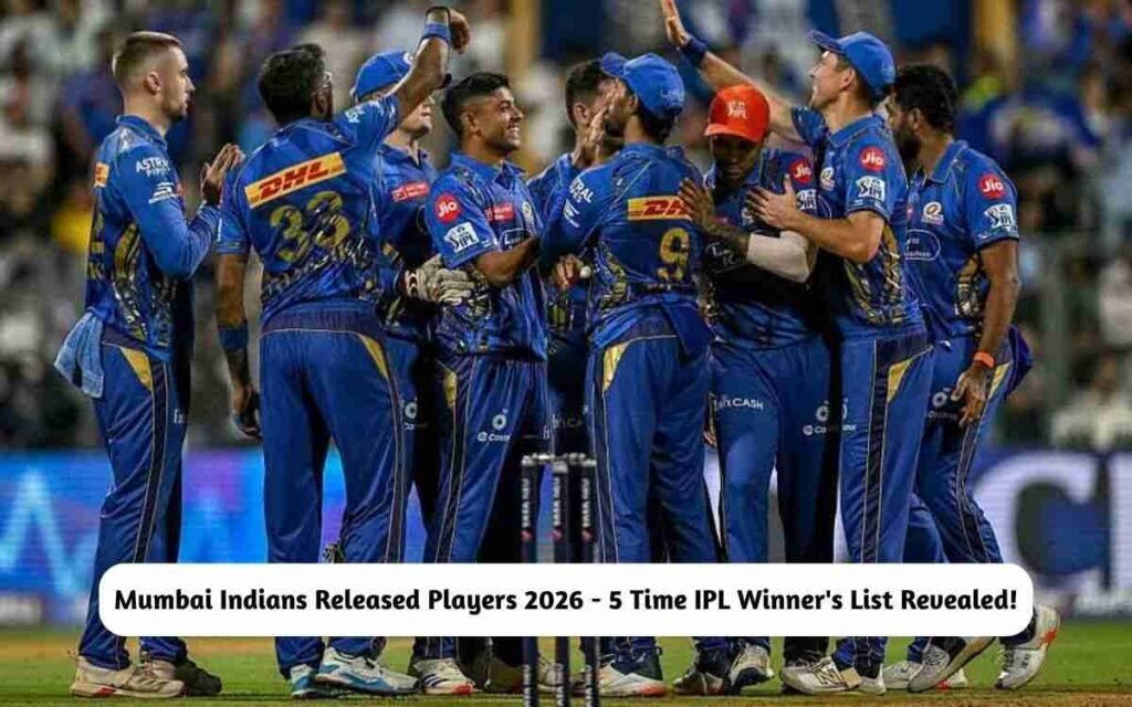 Mumbai Indians Released Players 2026
