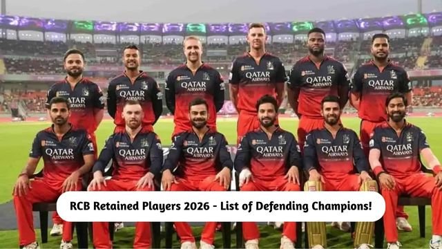 RCB Retained Players 2026