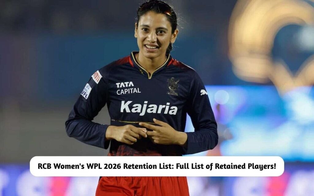 RCB Women's WPL 2026 Retention