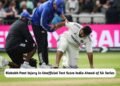 Rishabh Pant Injury