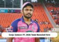 Sanju Samson IPL 2026 Team