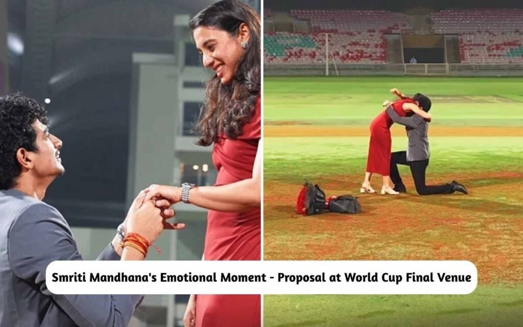 Palash Muchhal Proposes Smriti Mandhana