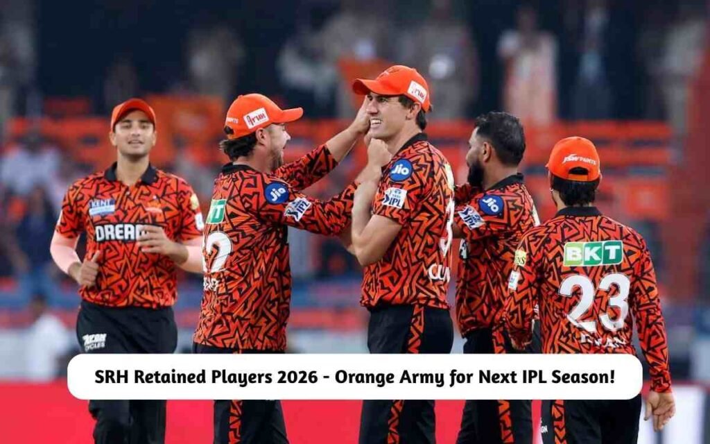 SRH Retained Players 2026