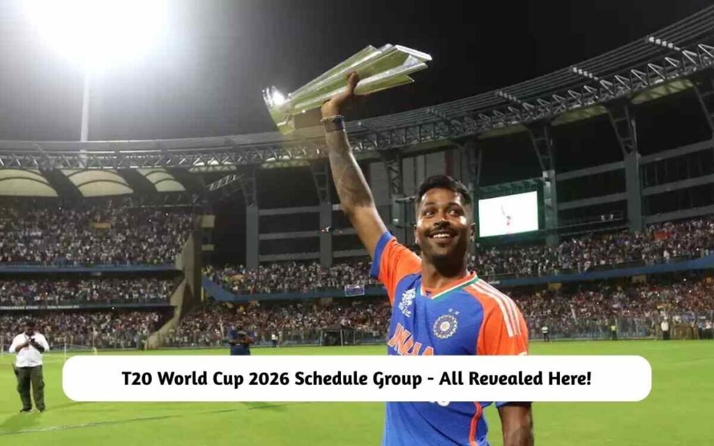 T20 World Cup 2026 Schedule Group