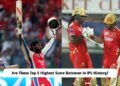Top 5 Highest Score Batsman In IPL