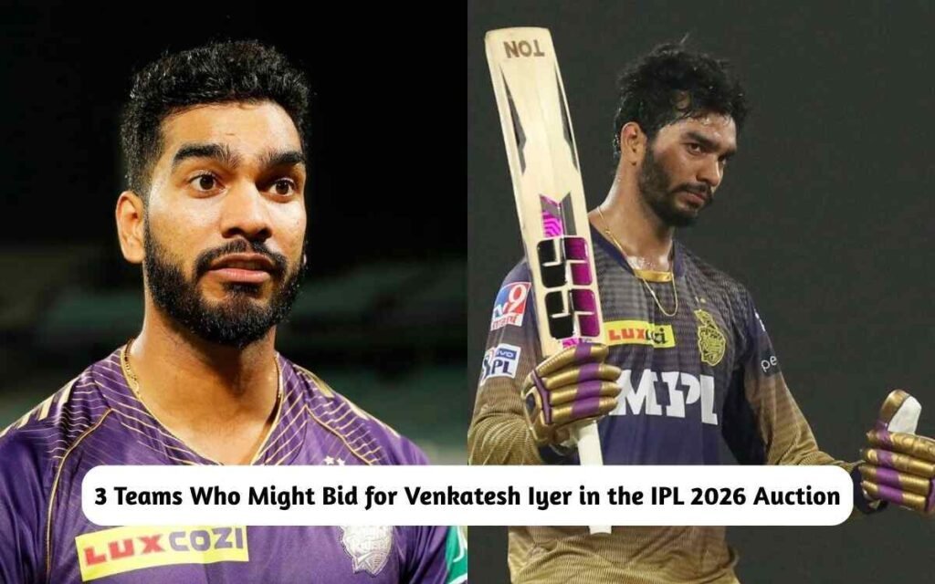 IPL 2026 Auction Venkatesh Iyer