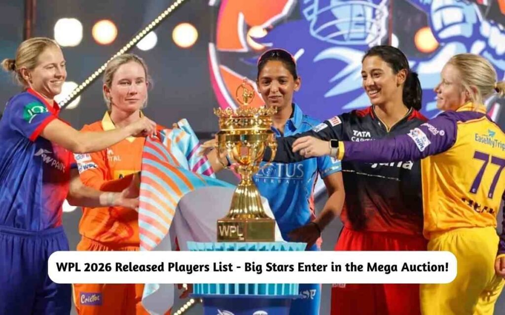 WPL 2026 Released Players List