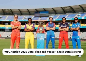 WPL Auction 2026 Date, Time and Venue