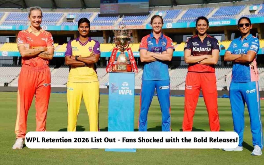 WPL Retention 2026 List Out