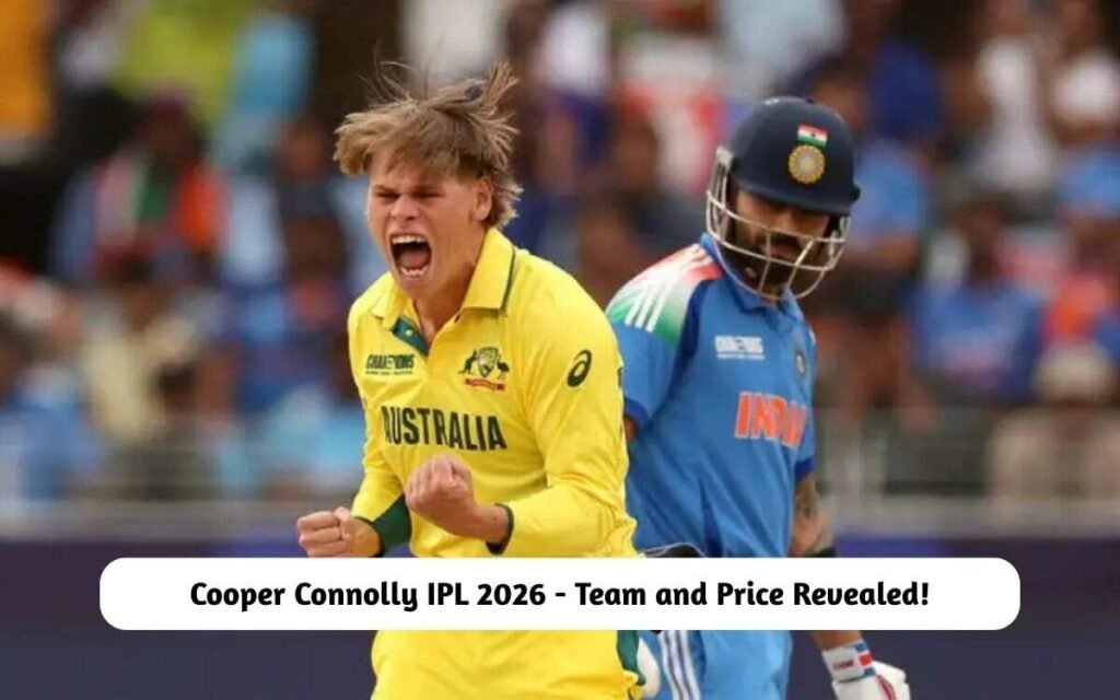 Cooper Connolly IPL 2026
